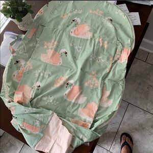 Cover that fits over a dock a tot